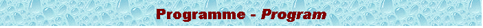 Zone de Texte: Programme - Program